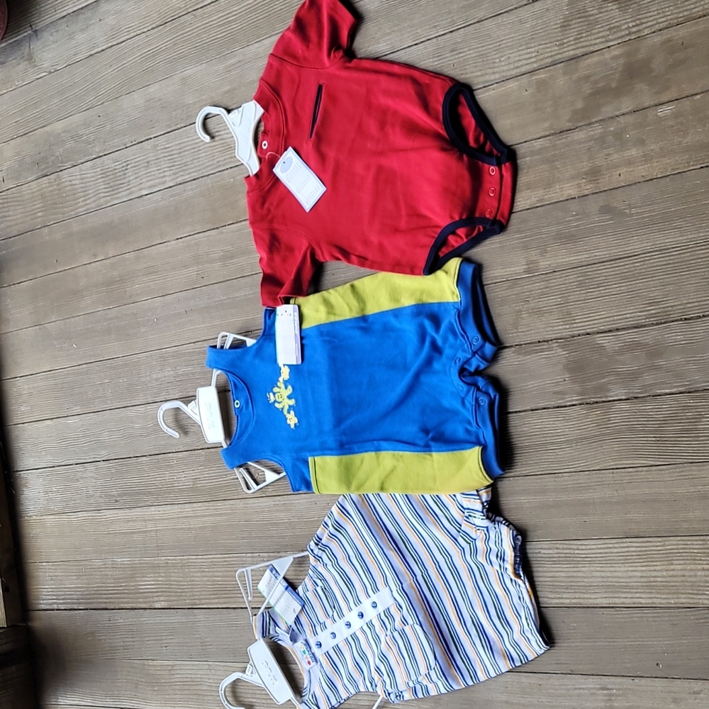 NWT 3 baby Toddler Rompers